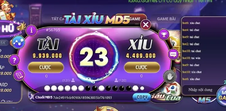 Sự Thật Tài Xỉu MD5 Có Bịp Được Không?